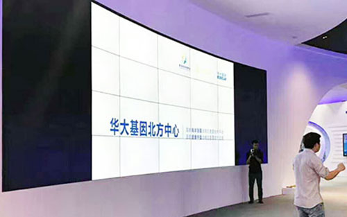 展廳大屏幕解決方案，展廳大屏幕效果圖