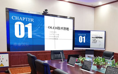 會議室大屏幕設計方案，會議室拚接屏顯示效果